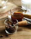 50/75/100/140ml Wood Handle Glass Espresso Measuring Cup Single Mouth Milk Jug Coffee Supplies Clear Kitchen Measure Mug