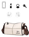 Lichee Pattern Genuine Leather Crossbody Bag For Women Luxury Handbag High Quality Shoulder bags Ladies Messenger Bag