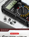 Square Wave Digital Multimeter 1999 Counts HFE Triode Buzzer Tester AC/DC Voltage 10A Current Multimeters Meter Tool
