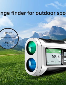 Golf Rangefinder with Slope and Pin Lock Vibration Distance Meter with Rechargeable Battery Laser Range Finder