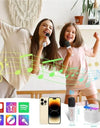 Y1 Wireless Dual Microphones Karaoke Machine KTV DSP System Bluetooth 5.3 PA Speaker HIFI Stereo Surround RGB Colorful LED Light