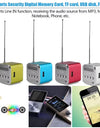 Rechargeable Portable radio FM portable mini radio Mini High Bluetooth Portable Voice Suitable for computer cell phone MP3 music