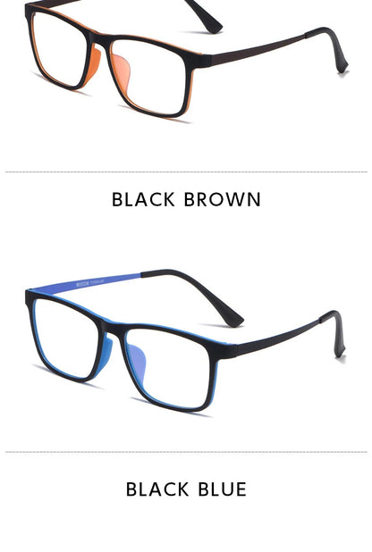 HONGMEI Ultralight Titanium Alloy TR90 Myopia Glasses Retro square Optical Prescription Eyeglasses Frame Men And Women