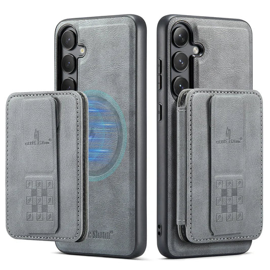 2 in 1Detachable Blocking Wrist strap Card Slot Wallet Case For Samsung Galaxy S 24 25 22 23 Ultra FE Plus  Phone Case