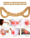 1Pcs Guasha Wood Stick Massage Tool for Body Lymphatic Drainage Massager Sculpting Tools,Anti Cellulite,Trigger Point Treatment
