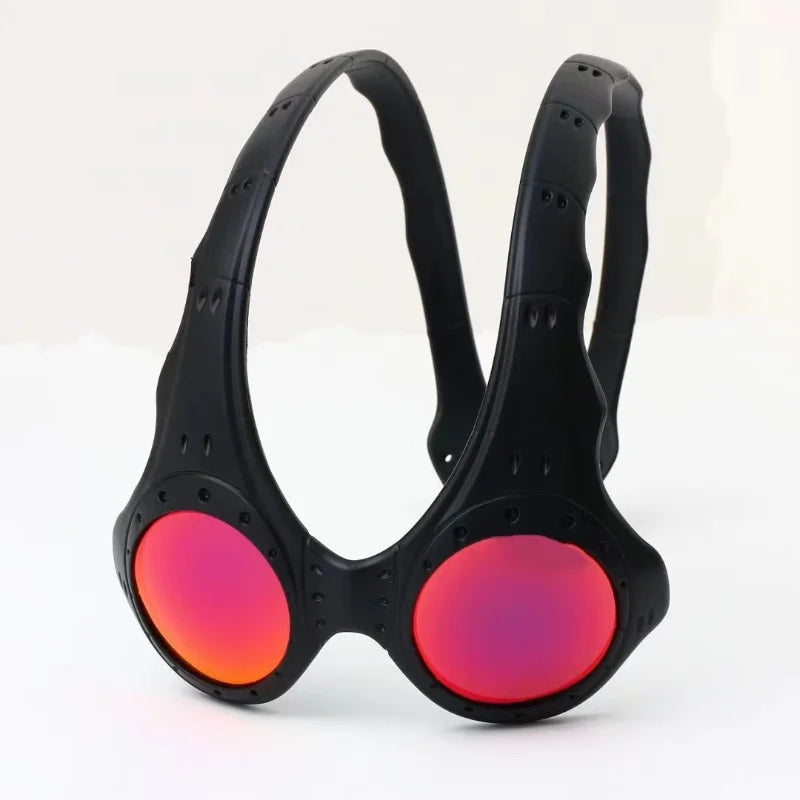 Cycling Glasses Sunglasses Metal Frame Personality Retro Glasses Anti-blue UV Protective Glasses Outdoor Cycling Accessories
