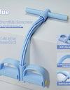 6-Tube Resistance Bands Yoga Pedal Puller Abdomen Waist Arm Training Elastic Pull Rope fitness Exercise At Home