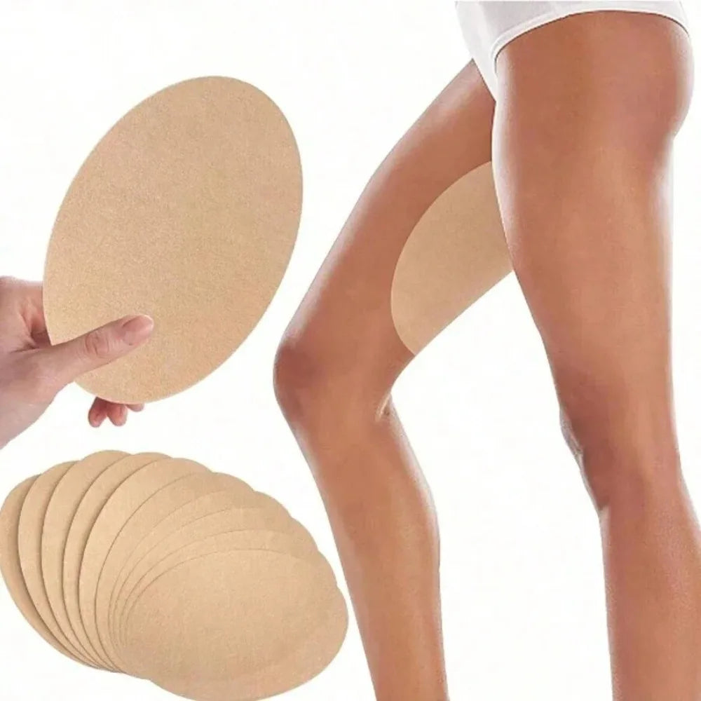 10Pcs Anti-Chafing Thigh Pads Non-woven Self-Adhesive Anti-Friction Thigh Stickers Waterproof and Breathable for Men Women