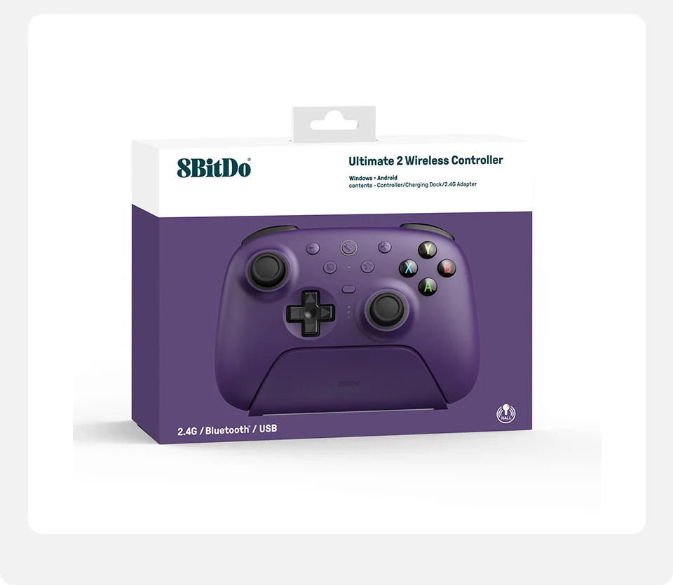 Ultimate 2 Wireless Gaming Controller with TMR Joysticks for PC and Android
