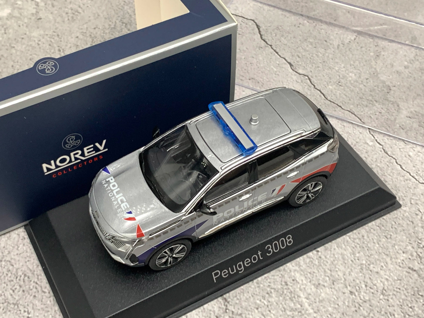 1 43 Scale Peugeot 308 SW 2018 Police Diecast Model Car