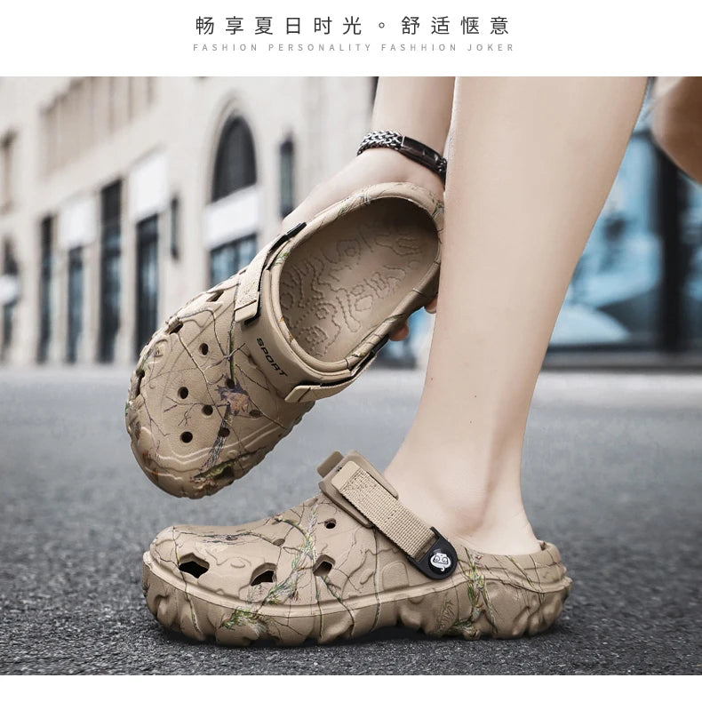 Soft Slippers EVA Men Outdoor Sandals Garden Clogs Male Casual Shoes Fashion Water Shoes Luxury Sandals Comfort Home