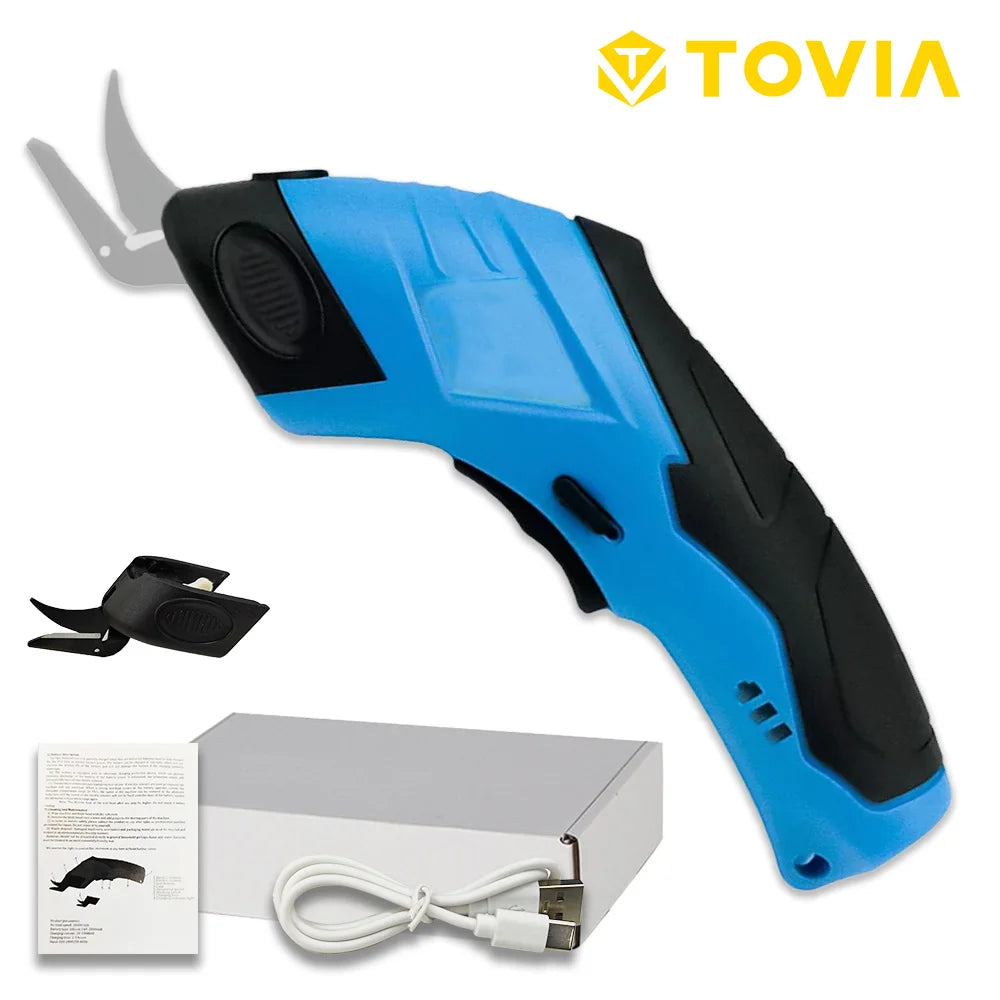 Cordless Electric Tailoring Scissors USB Charging Suitable for Cutting Cotton Fabric/leather/cloth and Other Materials