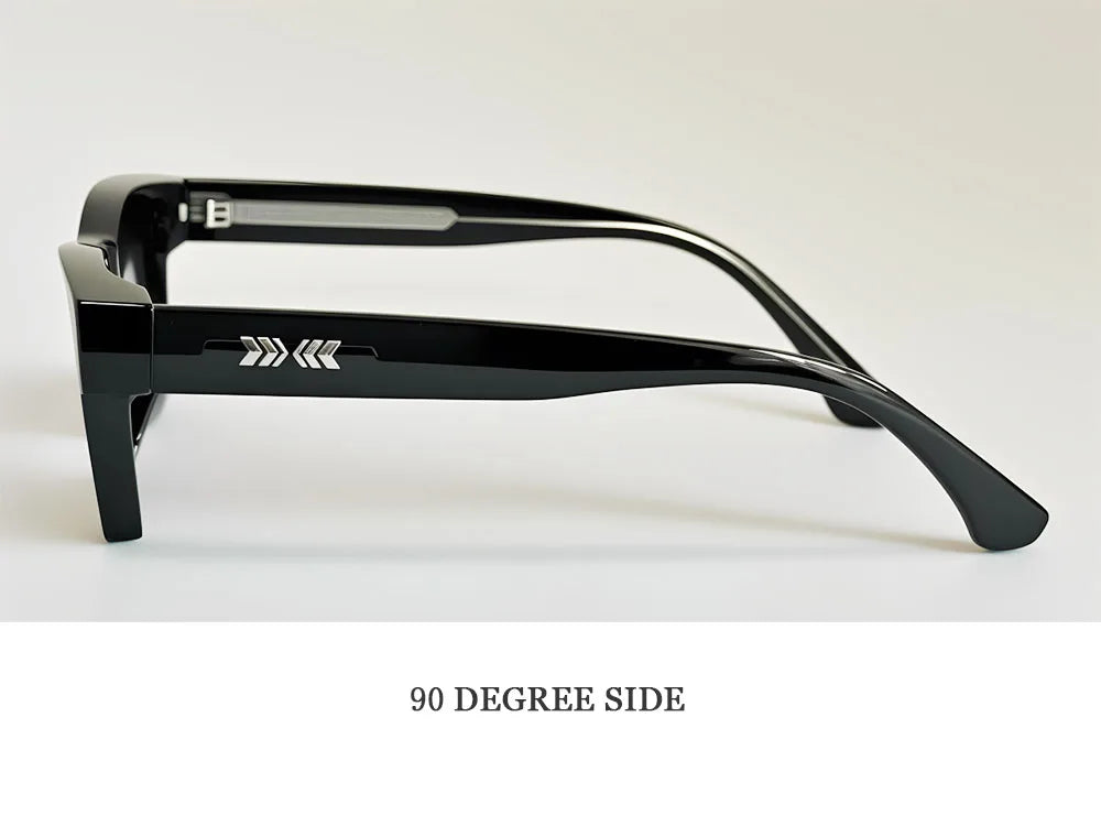 Vintage Square Sunglasses With Polarised Lenses