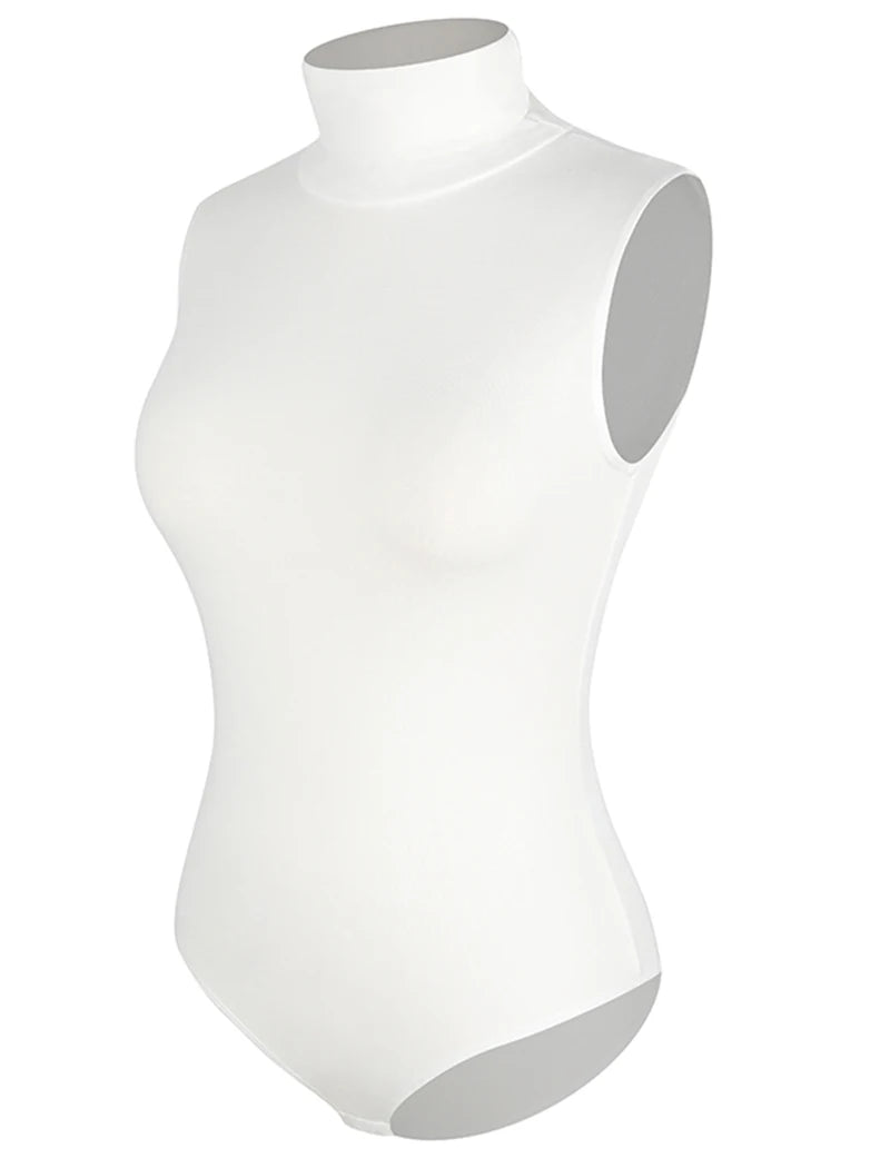 Women High Collar Sleeveless Bodysuit – Tummy Control & Butt Lifting Shapewear
