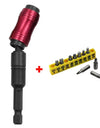 1/4"Hex Magnetic Pivoting Drill Bit Quick Change Drive Guide Drill Pivoting Bit Holder for Tight Spaces Magnetic Bit Tip Holder
