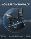Professional Wireless Lavalier Lapel Microphone for iPhone Android Camera Youtube Streaming Record Interview Vlogs