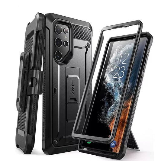 For Samsung Galaxy S22 Ultra Case (2022) 6.8 inch UB Pro Full-Body Holster Cover WITHOUT Built-in Screen Protector