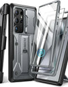 for Samsung Galaxy S24 S23 Ultra Case with Camera Cover Screen Protector Silky Touch Military Drop Protection Phone Case