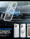For iPhone 16 Pro Max Case with Camera Control Capture Button UB Mag Stand Series Slim Clear Magnetic MagSafe Phone Case