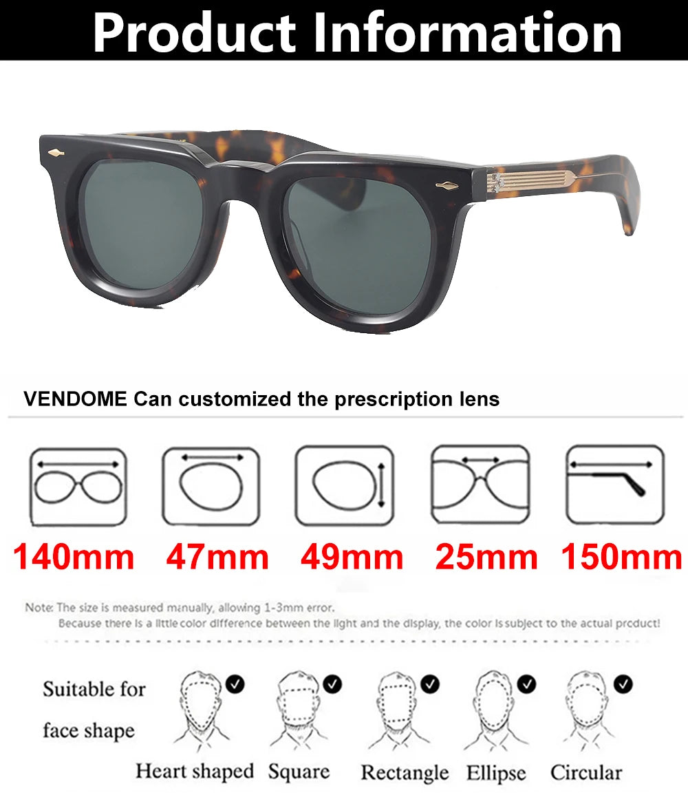 Acetate UV400 Polarized Sunglasses