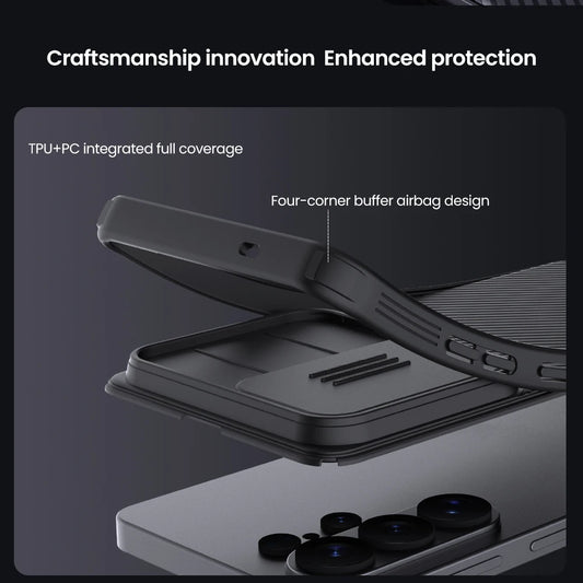 CamShield Pro Slide Camera Cover Case for Samsung Galaxy S26 Ultra / S26 Plus – PC + TPU Protective Phone Cover