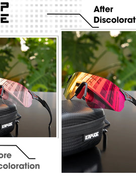 Color Photochromic Cycling Sunglasses Outdoor Running Sunglasses UV400 Men MTB Cycling Glasses Women Road Bike Glasses