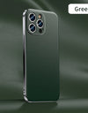 Genuine Cowhide Leather Phone Case for iPhone 16 15 14 Pro Max 14 Plus Plating Shockproof Lens Protection Back Cover