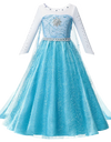 Frozen Elsa Role Playing Dress Light Up Kids Halloween Carnival Girls Birthday Elsa Princess Glowing Vestidos