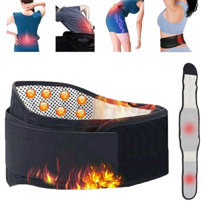 Tourmaline Self-heating Back Posture Corrector Brace Support Belt Band Self Heating Lower Back Supports Magnetic Therapy Lumbar