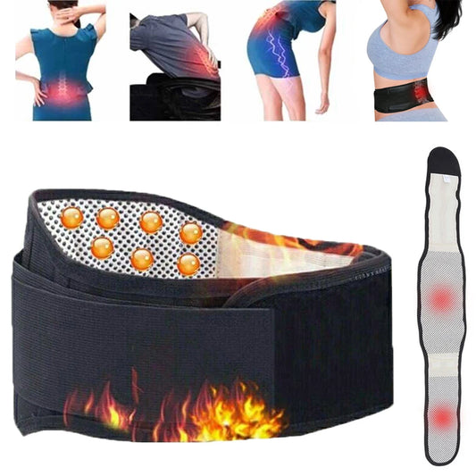 Tourmaline Self-heating Back Posture Corrector Brace Support Belt Band Self Heating Lower Back Supports Therapy Lumbar