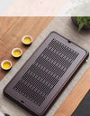 Home And Kitchen Wooden Tray Rectangle Bamboo Tea Tray For Chaban Tea Table Coffee And Tea Tools  Decorative Tray