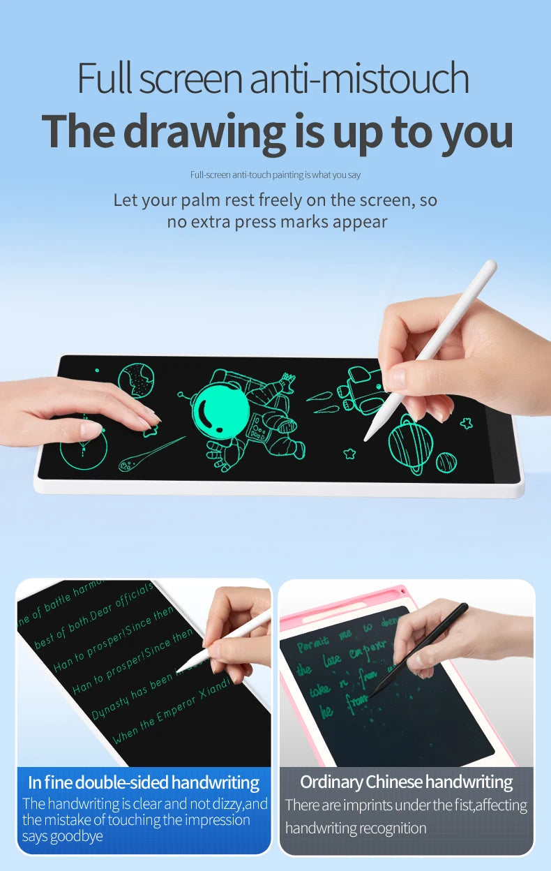 6.5-inch Double-sided Handwriting Full Screen Fine LCD Writing Tablet Liquid Crystal Drawing Board Meeting Content Sketch Pad