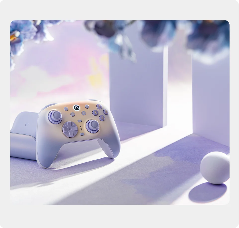 Wireless Gaming Controller with Adjustable TMR Joysticks for Xbox and PC Lavender