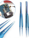 Precision Titanium Alloy Tweezers Professional Repair Fingerprint Fly Line Phone Motherboard Antimagnetic Electronics Forceps