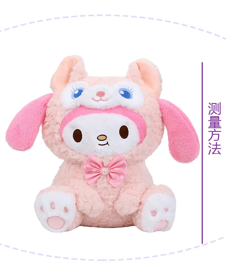 Kawaii Kuromi Transformation Plush Toy Soft Stuffed Doll