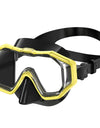 Snorkel Mask 3 Windows Panoramic Wide View HD 3 Lens Adjustable Scuba Snorkeling