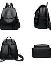 Backpack High Quality Leather Large Capacity Shoulder Bag Travel Backpack