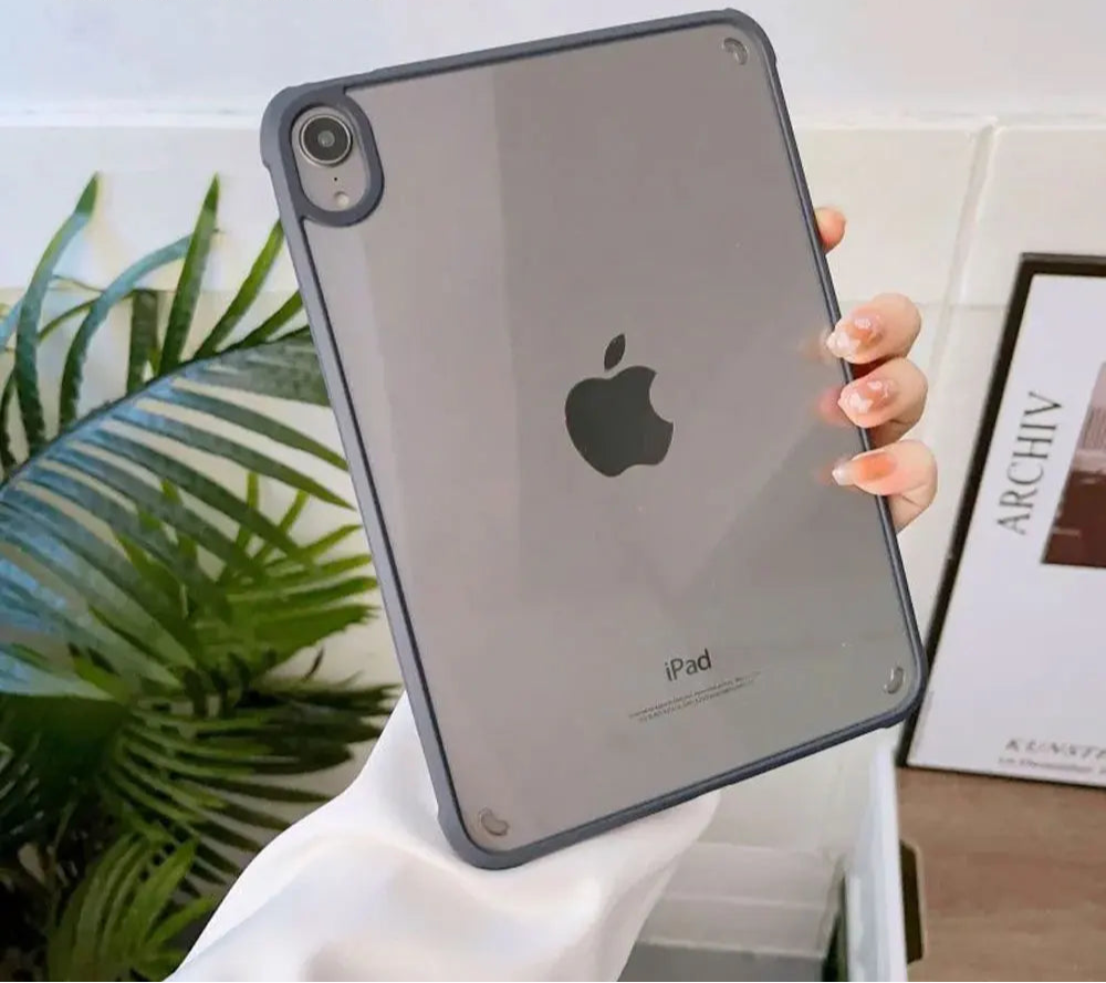 For iPad Pro 11 Case 10.2 9/8/7th Generation 9.7 5/6th Air 4/5 10.9 10.5 10th 10.9 mini 4 5 6 Silicon Transparent Cover Funda