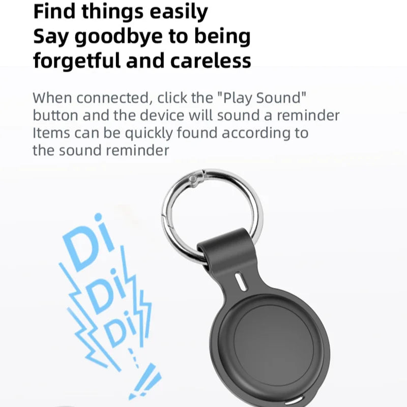 Mini Global Position Systm Tracker Apple Find My Compatible Slim Design Global Location Anti-Lost Device For  Luggage Long Battery Life