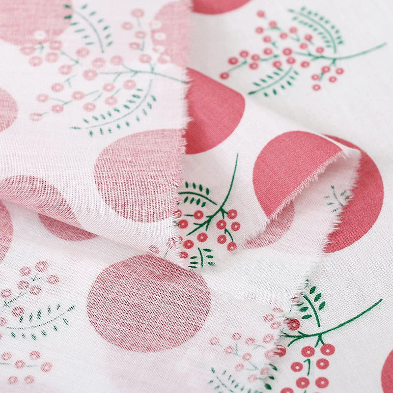 100% Cotton Fabric - DIY Sewing Material for Dresses & Home Decor (per Meter)