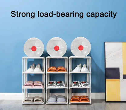 Simple Shoe Rack Standing Detachable Assemble Diy Shoes Cabinets Household Furniture Multilayer Stackable Doorway Shelf Shoerack