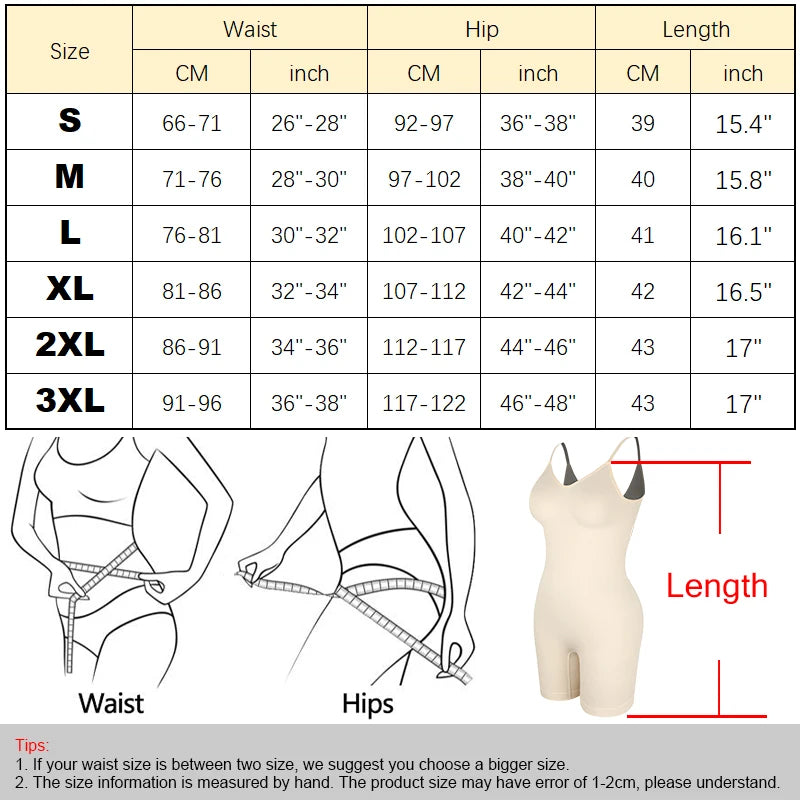 Women Full Body Shaper Backless Shapewear Bodysuits Tummy Control Sheath Butt Lifter Push Up Thigh Slimmer Corset