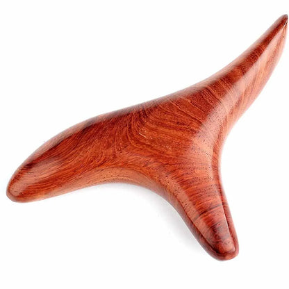 1 PC Neck Foot Wood Trigger Point Massage Gua Sha Tools,Home Gym Professional Wooden Therapy Massage Tool for Back Leg Hand Face