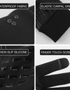 Cycling Gloves Black Women Autumn Winter Warm Touchscreen Nonslip Gloves Motorcycle Gloves Men Outdoor Sports Running