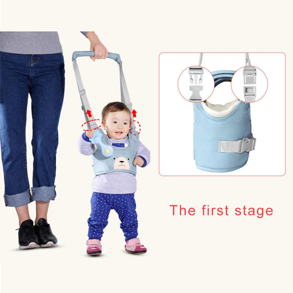 Learning Walking Belt  Walker  Rope Boy Girl Seat Walk Anti-fall Belt  Dual-use  Traction Rope Artifact