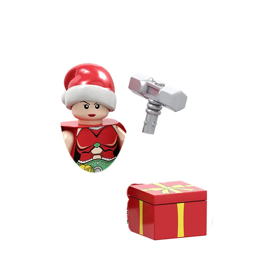 Movie Christmas Halloween Assemble Building Blocks Brick Mini Action Figure Character Figurine Brick Toys Birthday Gift
