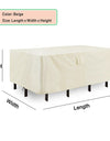 HEAVY DUTY Outdoor Garden Furniture Cover for Sofa Table Chair Patio Waterproof Wind-Proof Anti-UV Against Rain Snow