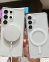 Transparent Magnetic For Magsafe Case For Samsung S25 Ultra S24 Plus S23 S22 5G Shockproof Cover