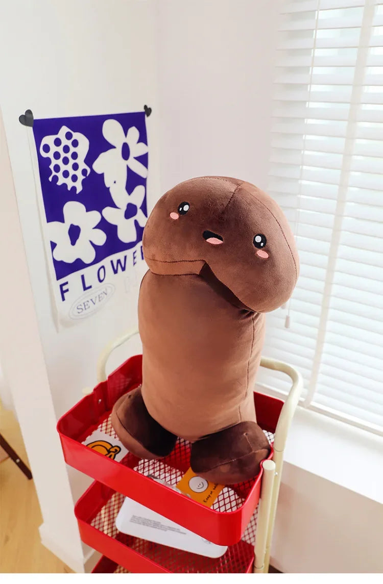 105cm Big Size Trick Penis Plush Kawaii Soft Simulation Dick Plushie Real-life Penis Pillow Sexy Hugging Pillow Girlfriend Gifts
