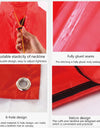 3 In 1 Portable Outdoor Waterproof Military Raincoat Men Raincoat Women Awning From The Rain Motorcycle Rain Poncho Picnic Mat